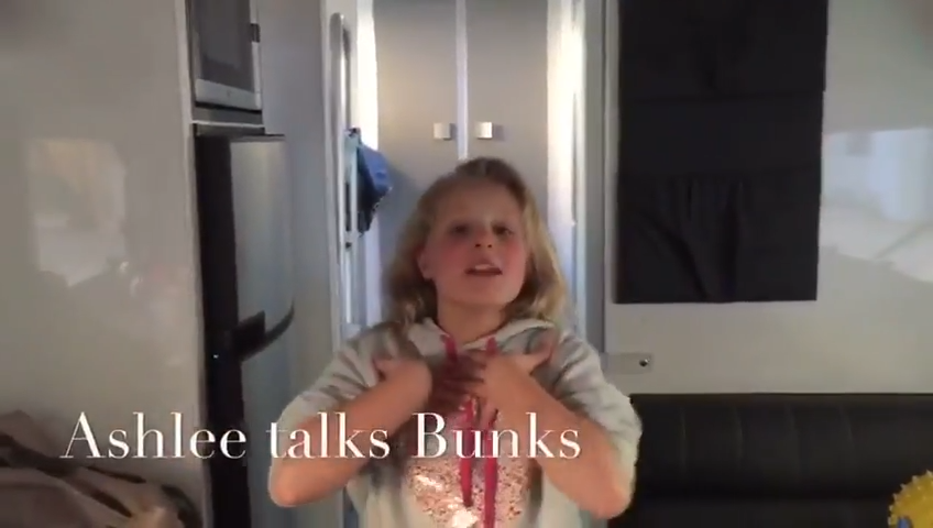 Ashlee talks Bunks in the Essential Caravans 22ft Grant Cruiser REVIEW Part 3 0-2 screenshot